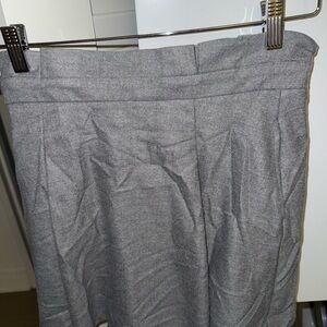 Warm mini pleated skirt